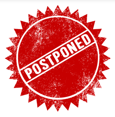 postponed